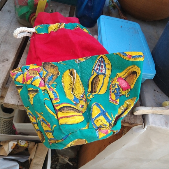 Vintage Native American print bucket bag - Picture 5 of 10